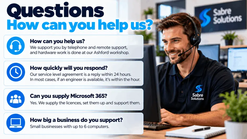Questions about business IT support