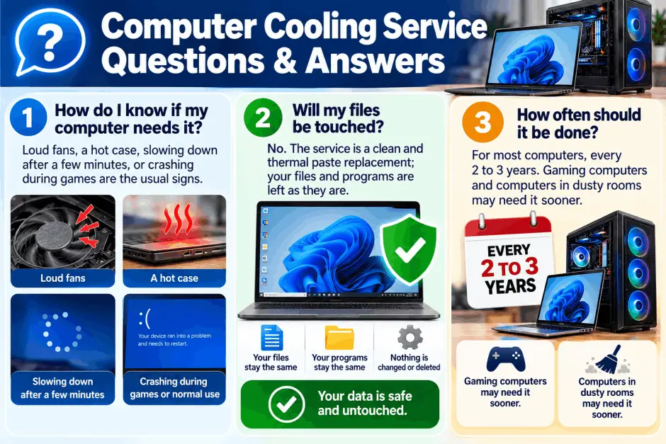 Computer Cooling Service questions
