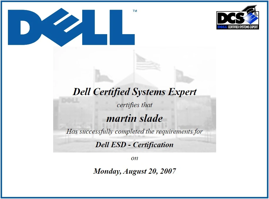 Dell ESD Certification