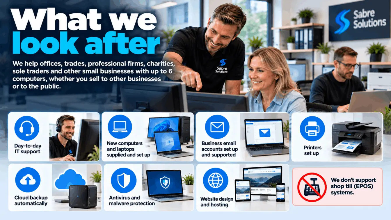 Business IT support for small businesses in Ashford, Kent
